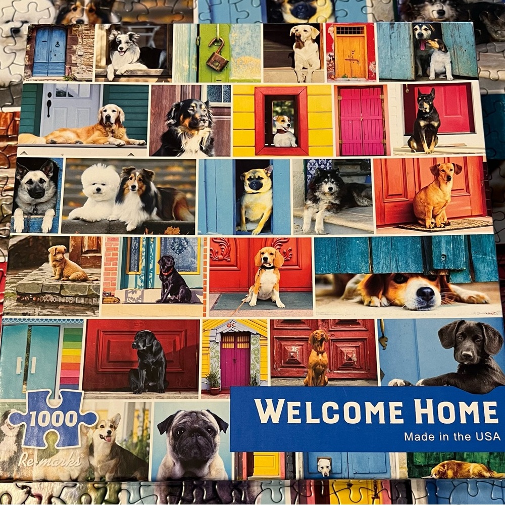 Colorful Dog Puzzle - Picture 2 of 4